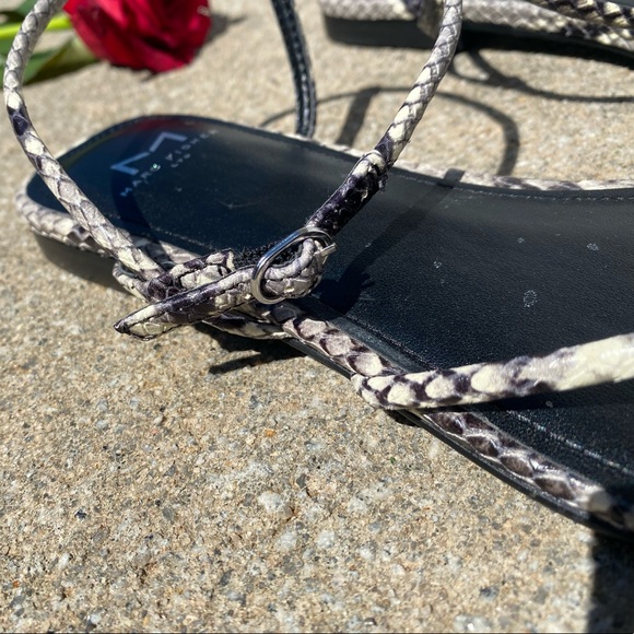 ✨MARC FISHER✨Leather Sandals Sz 8.5 - Picture 7 of 12